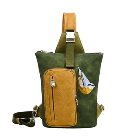 Hi-di-hi Tas Nutty Dark Green Ocher