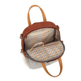 Hi-di-hi Tas Eggy Light Grey Orange Red