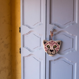 Doing Goods Dierenkop Hanger Lilly Luipaard Wol