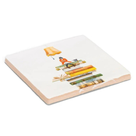 StoryTiles Tegeltje Boekenwurm