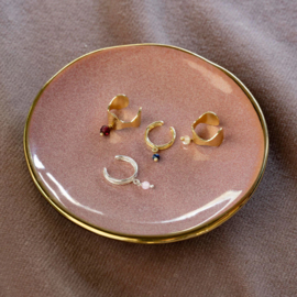 A Beautiful Story Ear Cuff Wave Edelsteen Granaat