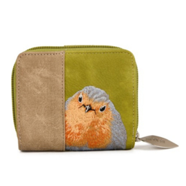 Hi-di-hi Portemonnee Little Magpie Green Beige