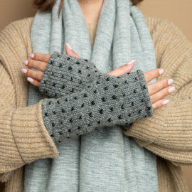 Sjaal Met Verhaal Handwarmers Lovely Grijs