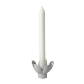 Räder Porselein Kandelaar Flower Grijs