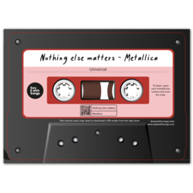 Say It With Songs Kaart Metallica Nothing Else Matters