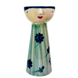 Garden Pleasure Vaas Puppets Blue Medium