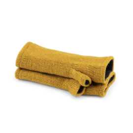 Sjaal Met Verhaal Handwarmers Cosy Okergeel