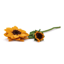 Sjaal Met Verhaal Zonnebloem Vilt