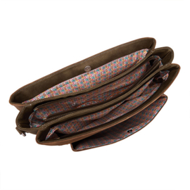 Hi-di-hi Tas Busy Bird Brown Beige