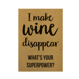 Beezonder Kaart I Make Wine Disappear