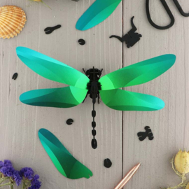DIY 3D Anisoptera Libelle Carribean Green