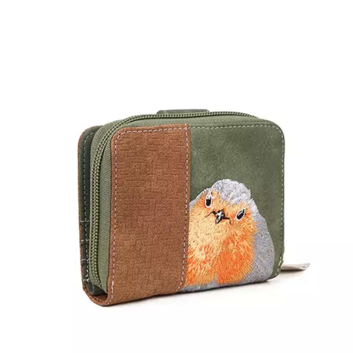Hi-di-hi Portemonnee Little Magpie Dark Green Cognac