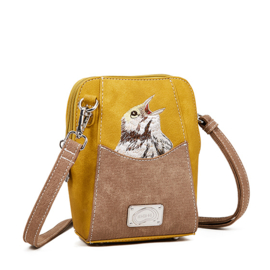 Hi-di-hi Tas Little Paradise Yellow Brown