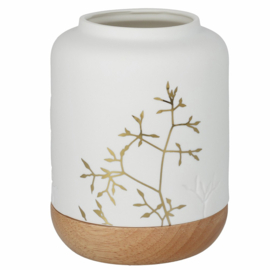 Räder Porselein Windlicht Gold Twigs