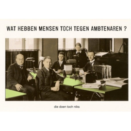 Kartoenfabriek Kaart Ambtenaren