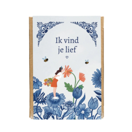 Blossombs Bloembommetjes Ik Vind Je Lief Gift Box Mini
