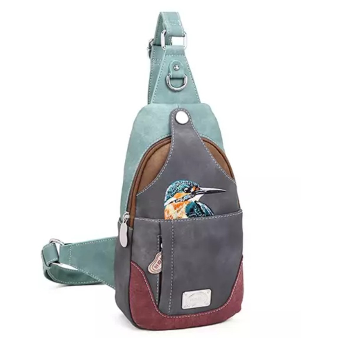 Hi-di-hi Tas Carol Aqua Dark Grey
