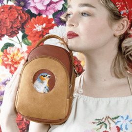 Hi-di-hi Tas Ditty Orange Red Cognac