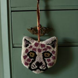 Doing Goods Dierenkop Hanger Lilly Luipaard Wol