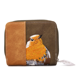 Hi-di-hi Portemonnee Little Magpie Moss Green Cognac