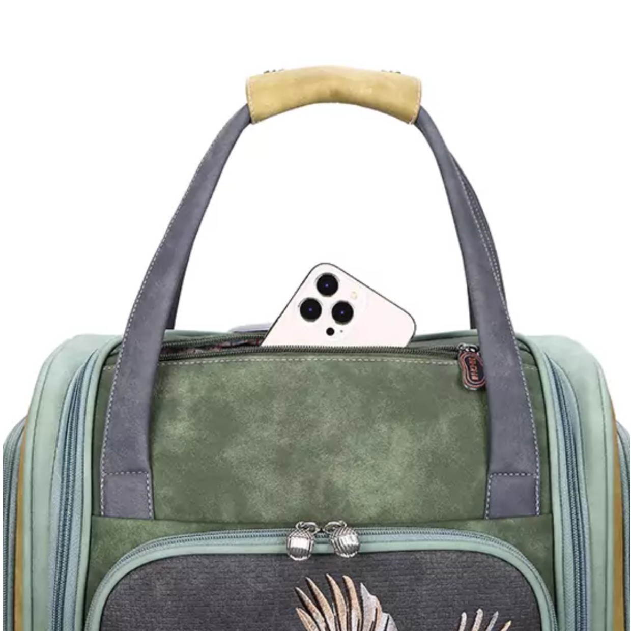 Hi-di-hi Trolley Voyage Dark Green Dark Grey