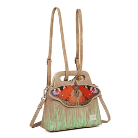 Hi-di-hi Tas Madame Butterfly Beige Red