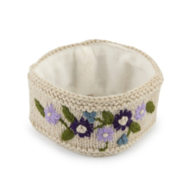 Sjaal Met Verhaal Haarband Flowers Beige