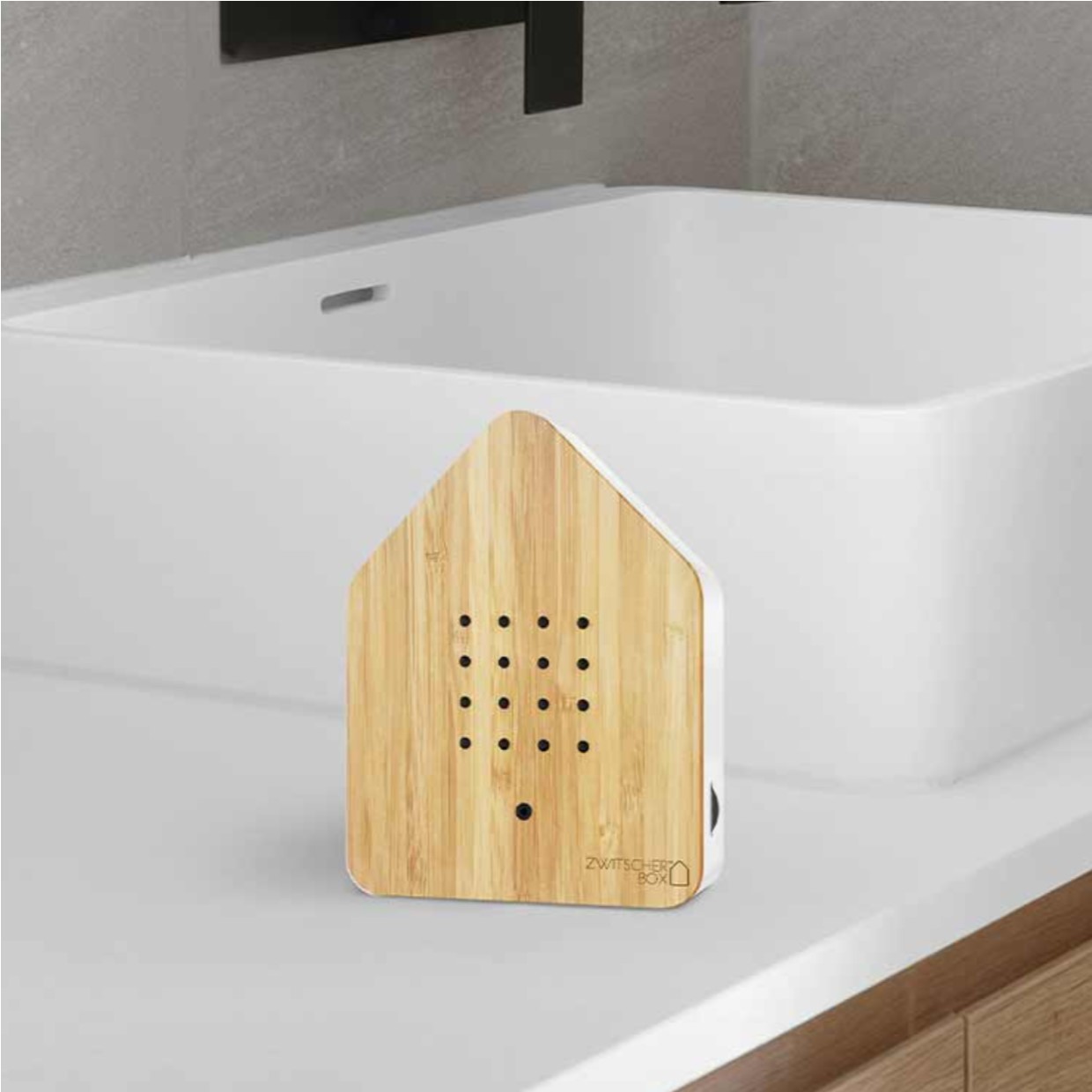 Relaxound Vogelhuisje Met Vogelgeluiden Zwitscherbox Bamboo