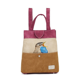 Hi-di-hi Tas Song Song Cerise Beige Cognac