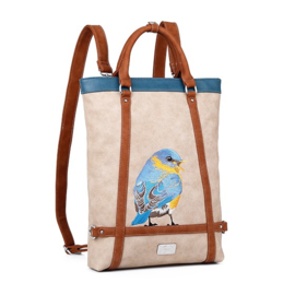 Hi-di-hi Tas Bluebird Beige Petrol