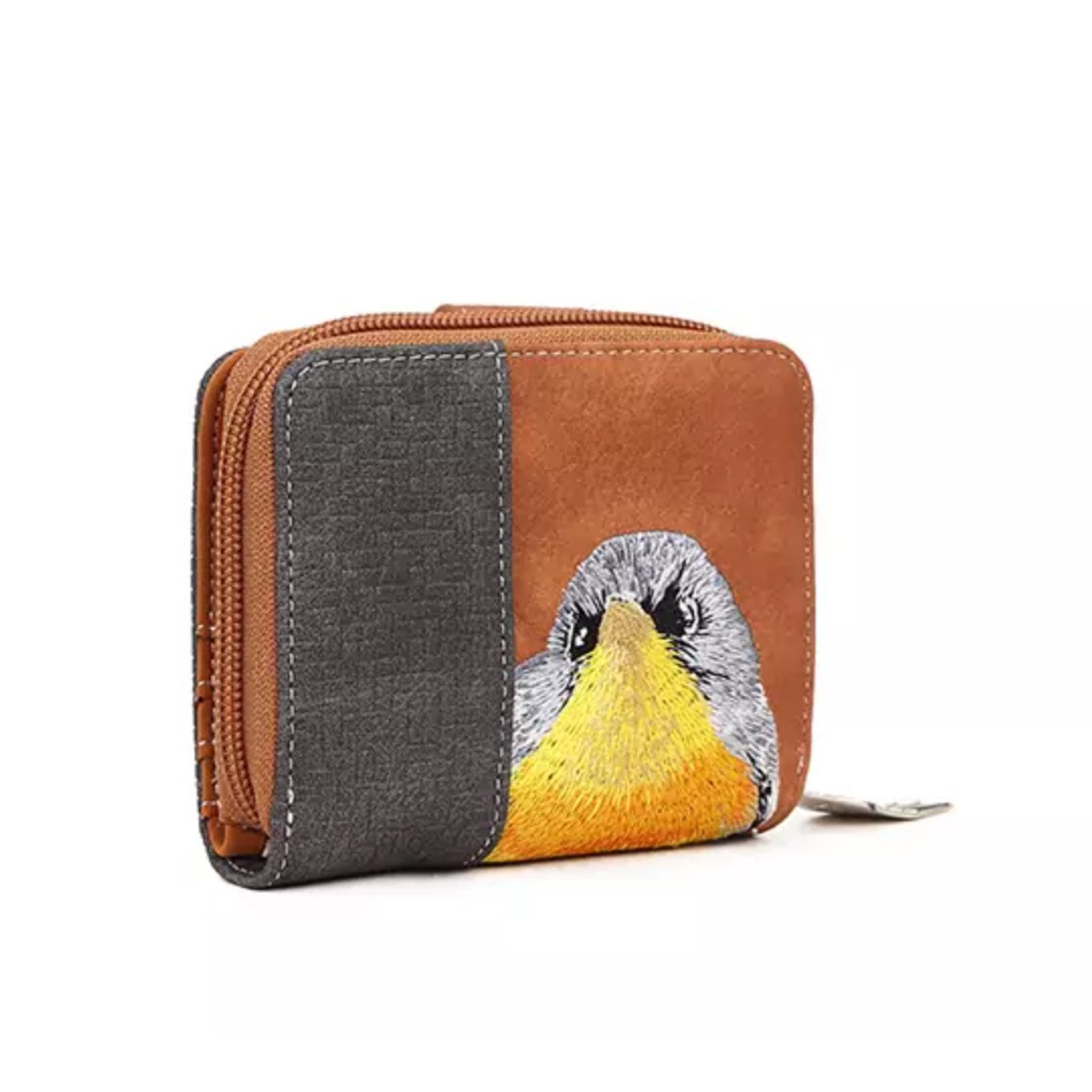 Hi-di-hi Portemonnee Little Magpie Cognac Dark Grey