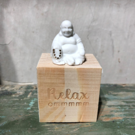 Räder Porselein Geluksdoosje Relax Buddha