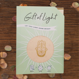 Gift Of Light Wenslichtje Hamsa