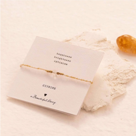 A Beautiful Story Armband Iris Card Citrien