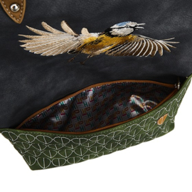 Hi-di-hi Tas Aves Dark Grey Dark Green