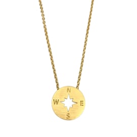 Ketting Compass Goud