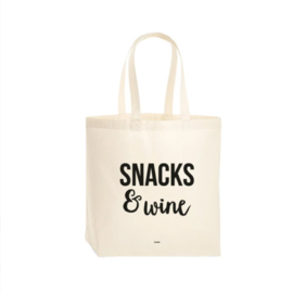 Tote Bag Snacks & Wine