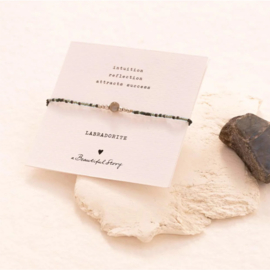 A Beautiful Story Armband Iris Card Labradoriet