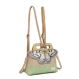 Hi-di-hi Tas Madame Butterfly Beige Yellow