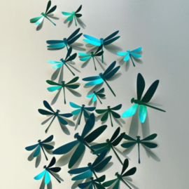DIY 3D Anisoptera Libelle Azure Blue