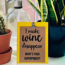 Beezonder Kaart I Make Wine Disappear