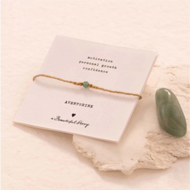 A Beautiful Story Armband Iris Card Aventurijn