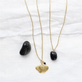 A Beautiful Story Ketting Paradise Zwarte Onyx
