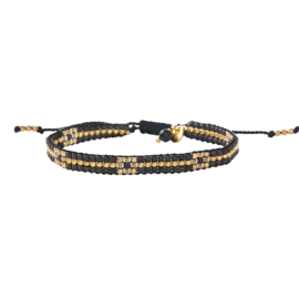 A Beautiful Story Armband Competent Zwarte Onyx