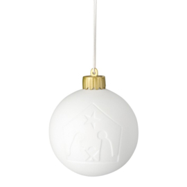Räder Porselein Kerstbal Kerststal LED