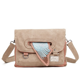 Hi-di-hi Tas Kingfisher Pink Beige