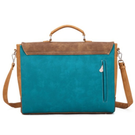 Hi-di-hi Tas Busy Bird Petrol Brown