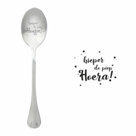 One Message Spoon Hieperdepiep Hoera