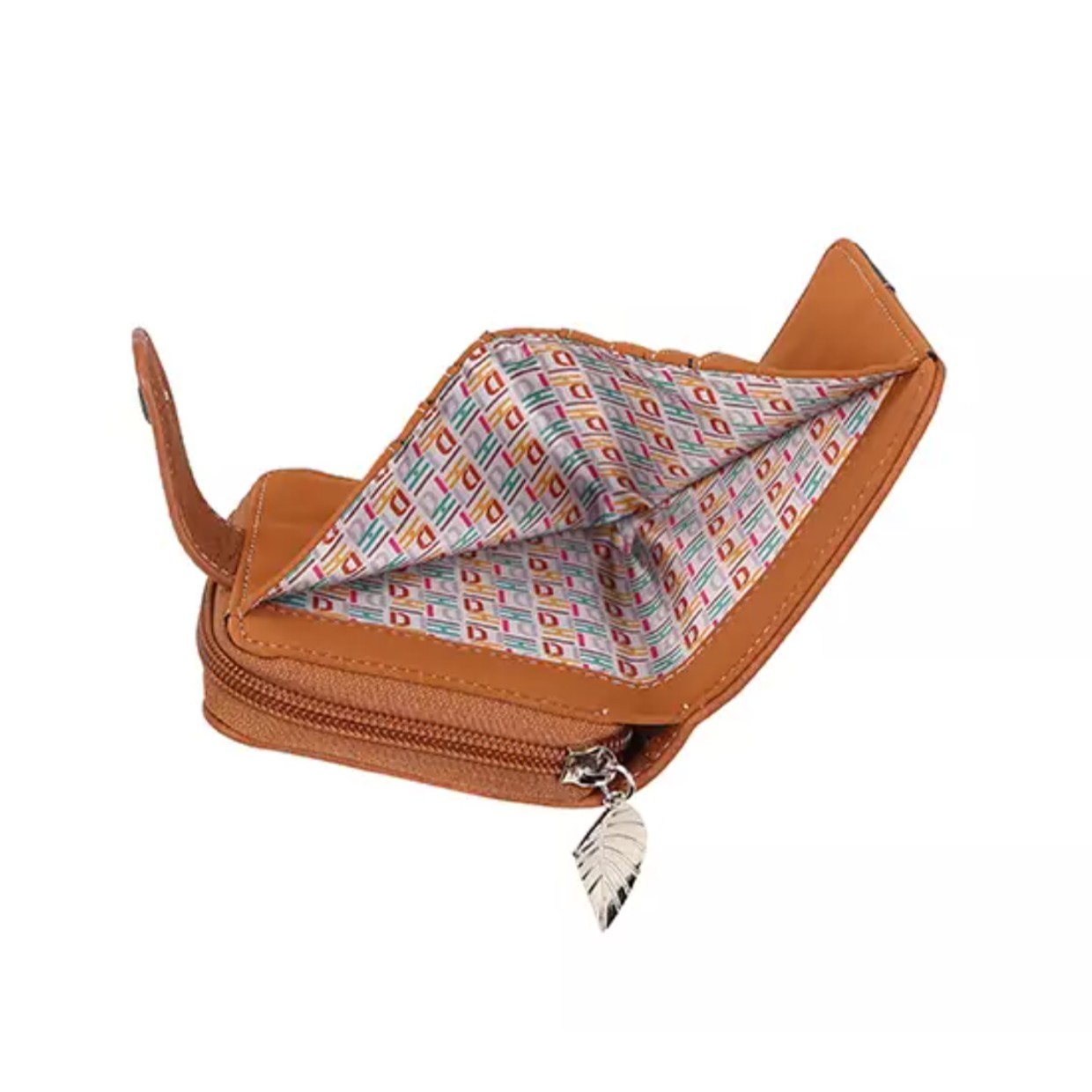 Hi-di-hi Portemonnee Little Magpie Cognac Dark Grey