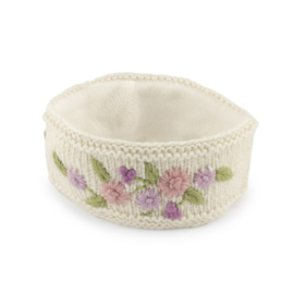 Sjaal Met Verhaal Haarband Flowers Crème